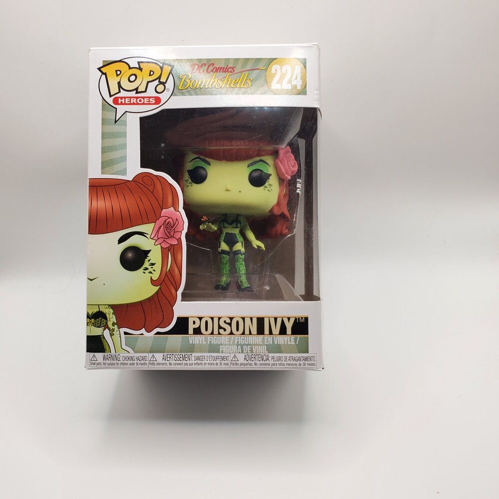 Funko Pop Poison Ivy DC Comics Bombshells #224 Vinyl Vaulted Batman